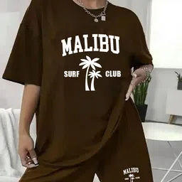 My Swag Typography Printed Round Neck Pure Cotton T-Shirt With Short image 3