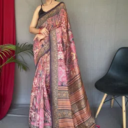 Mameraa Ethnic Motifs Art Silk Saree-image-50