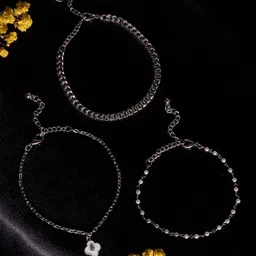 Forever Glam by Pantaloons Women 3 Charm Bracelet-picture-23