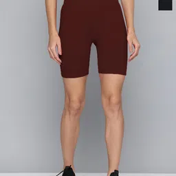 Jinfo Women Pack Of 2 Skinny Fit Cycling Sports Shorts-image-41