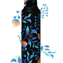Speedex Multicoloured & Multicoloured Single Stainless Steel Printed Single Wall Vacuum Water Bottle-picture-12