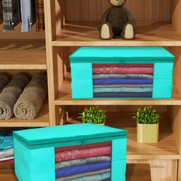 Kuber Industries Green Set of 4 Regular Drawer Organiser Organisers image 2