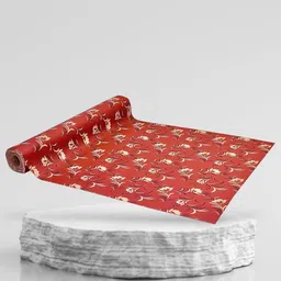 Mopak Decor Maroon Set of 1 Regular Shelf Liner Organisers image 5