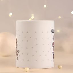 fnp White & Brown Printed Ceramic Glossy Mugs Set of Cups and Mugs-picture-13