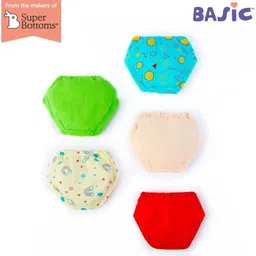 superbottoms basic Super Soft Underwear Pure Cotton Breathable & Super Soft Innerwear Pack of 10 image 2