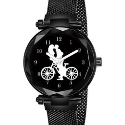 Gopal Shopcart Unisex Printed Dial & Bracelet Style Analogue Watch GR 379BLK Cycle M-picture-6
