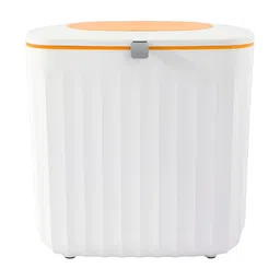 The Better Home White Self-Design Stainless Steel Dustbins - 8 L image 2