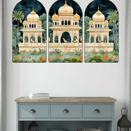 Livin'luxe Multicoloured MDF Other Wall Paintings image 3