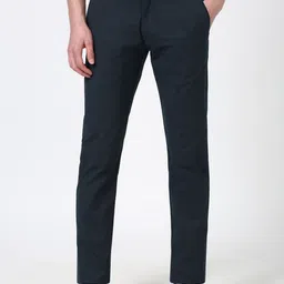 Peter England Casuals Men Skinny Fit Mid-Rise Trousers-image-64
