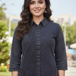 SK Creation Shirt Collar Kurti image 2