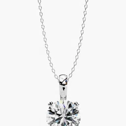 VALANOVA BIS Hallmark 14KT White Gold Diamond Pendant- 1.14 g-image-73