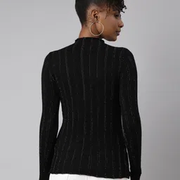 SHOWOFFFF Striped Ruffles Top image 3