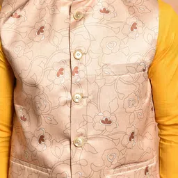 PRINTCULTR Men Regular Pure Cotton Kurta with Trousers image 2