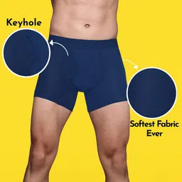 Heelium Pack Of 2 Mid-Rise Trunks DUP-P2-KEYHOLETRK-NB-S image 2