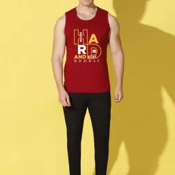 WOOSTRO Pack of 2 Printed Combed Cotton Innerwear Vests with Intelliease Technology image 2