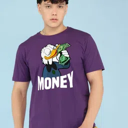 BRAWNY BATTLER Graphic Printed Round Neck Short Sleeves Pure Cotton T-shirt-picture-39