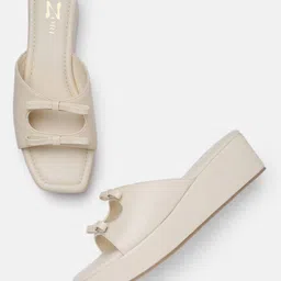 ZORI WORLD Flatform Heels With Bow Detail-picture-45