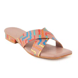 Mast & Harbour Textured Block Sandals image 5