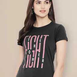 Metronaut Women Typography Printed T-shirt-picture-35