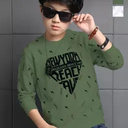 TICOSS Boys Typography 2 Printed T-shirt-picture-39