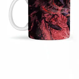 Mr UVD White & Black Graphic Printed Ceramic Mug 350 ml image 3