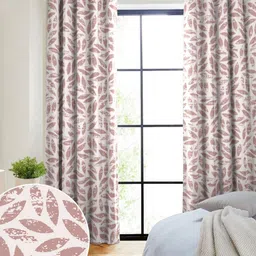 Nefertiti Home Pink Set of 2 Black Out Long Door Curtain-picture-32