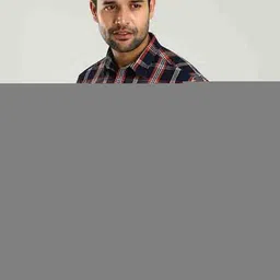 Indian Terrain Men Classic Slim Fit Opaque Checked Casual Shirt-image-20