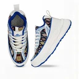 VATELIO Men Blue Mesh Casual Shoes image 3