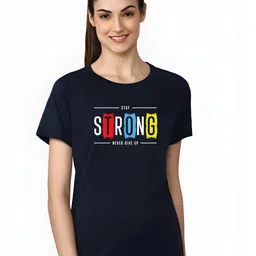 SZN Women Typography Printed T-shirt image 4