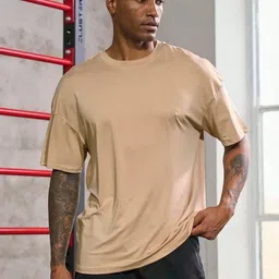 SMAN Crew Neck Drop-Shoulder Sleeves Cotton Oversized T-shirt-picture-27