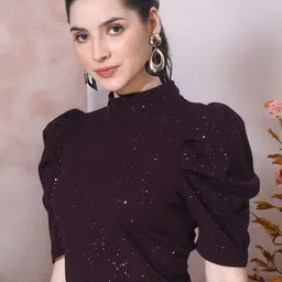 IUGA Puff Sleeve Top image 4