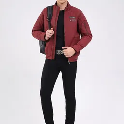 Monte Carlo Men Brand Logo Bomber Jacket image 2