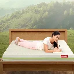 Duroflex Prana - Organic Cotton Fabric 8" Queen Spring Mattress (72x66 Inch)-picture-11