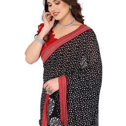 Moda Rapido Floral Printed Saree With Unstitched Blouse image 5