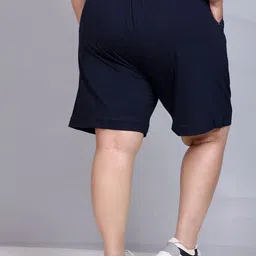 CUPID Women Cotton Plus Size Mid-Rise Lounge Shorts image 4