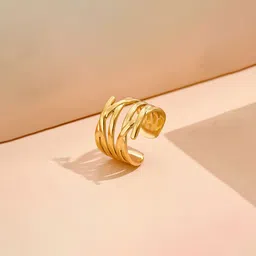 Jewels Galaxy Gold-Plated Anti Tarnish Finger Ring-picture-26