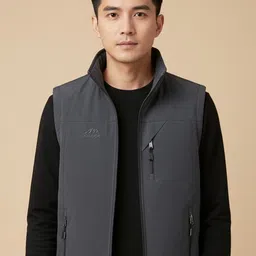 Mast & Harbour Stand Collar Tailored Jacket image 2