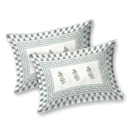 uniqchoice Grey Cotton Floral 150 GSM Single reversible Reversible Bed Dohar by AURAVE image 4