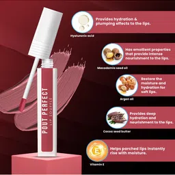 Jaquline USA 3-In-1 Pout Perfect Lip Souffle Liquid Lipstick 6ml - Dreamy Tiramisu 06 image 4