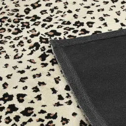 presto Black Abstract Polyester 6 x 9 Feet Machine Made Carpet image 5