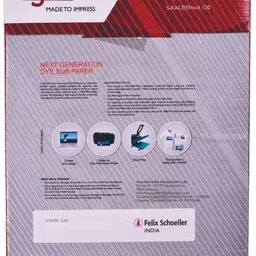 S-RACE Vivid Dye Sublimation Paper 120GSM (A3 size, 100 sheets) Unruled A3 120 gsm Photo Paper image 2