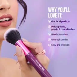 hilary rhoda One Touch Brush | Soft Bristle Makeup Brush | Versatile Application Makeup Brush image 4