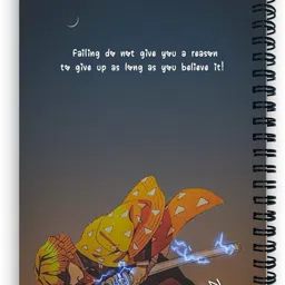 goku ki dukan Demon Slayer Anime Notebook |Free Stickers A5 Diary Unruled 150 Pages image 2