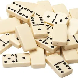 xizoen 28Pcs Double Six Dot Set Toy for Kids Domino Educational Game in Zipper Bag Case image 2