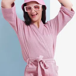 lacylook Pink XL Bath Robe image 2