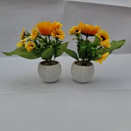 deepu Artificial Plant with Pot image 2