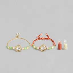 House of Pataudi Bhai Bhabhi Rakhi Gift Set image 1