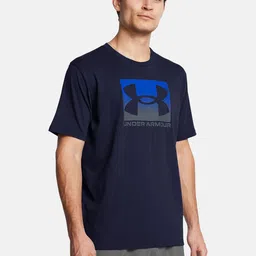 UNDER ARMOUR Boxed Logo Printed Loose Fit Training T-shirt-picture-12
