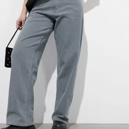 The Roadster Life Co. Women Baggy High-Rise Stretchable Jeans-image-68