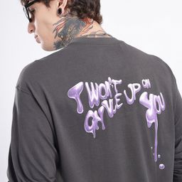 glitchez Oversized Typography Printed T-shirt-picture-20